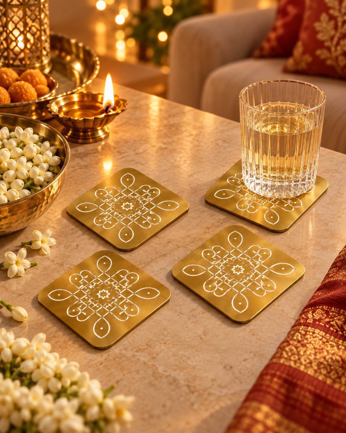 Kolam Coasters