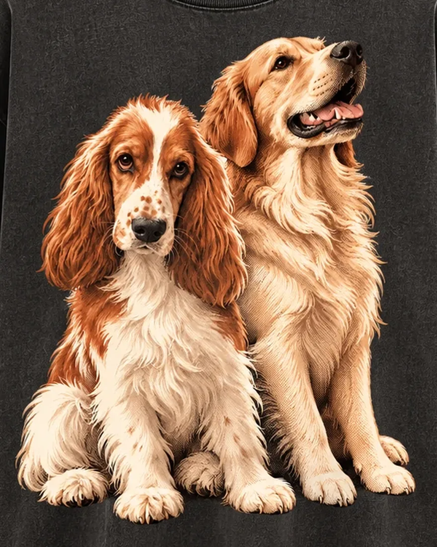 Good Boys Tee: close-up of the print on the front of the T-shirt